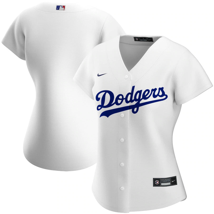 Nike Women Los Angeles Dodgers Home Replica Team Jersey-White product image 2, provided for visual reference and product