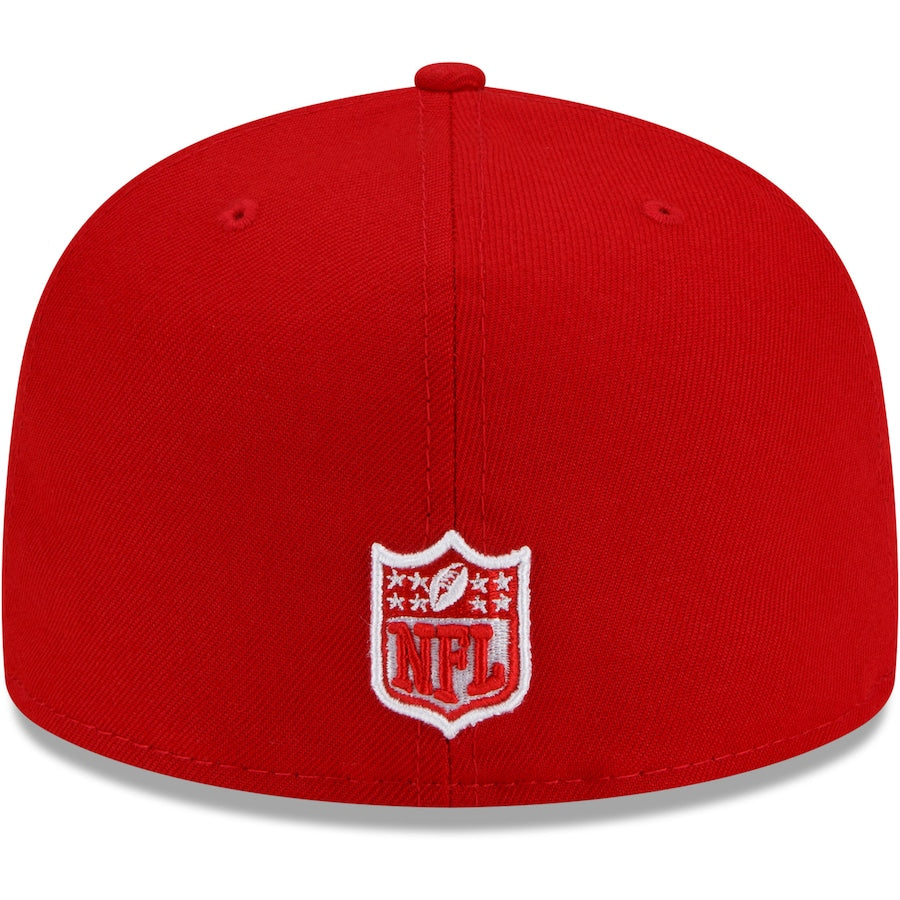 New Era Tampa Bay Buccaneers Xxxvii Superbowl Patch 9Fifty Fitted-Red product image 4, provided for visual reference and