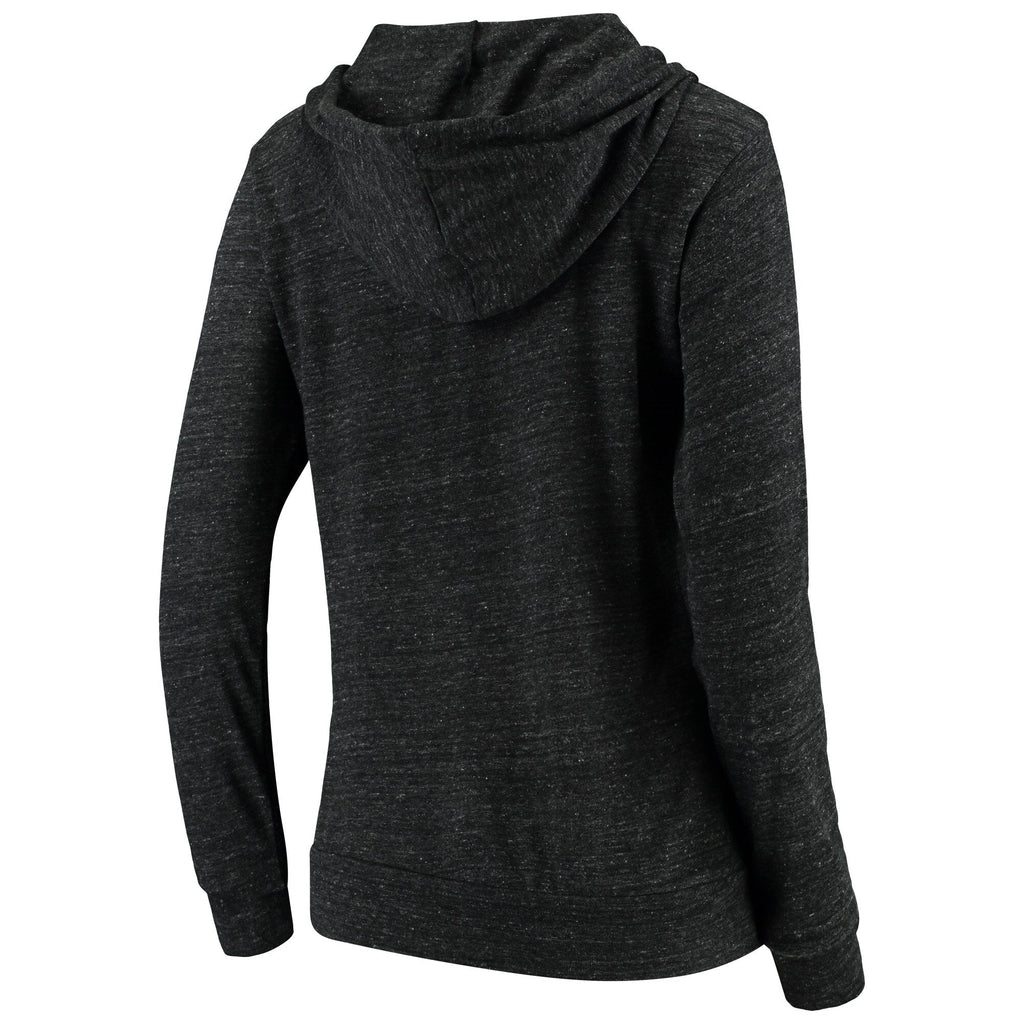 New Era Women San Francisco Giants Jersey Tri-Blend Pullover Hoodie-Black product image 2, provided for visual reference and
