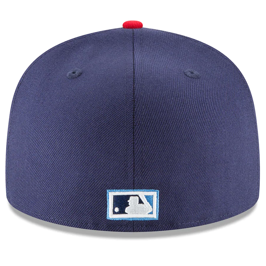 New Era California Angels Navy Cooperstown Collection Wool 59FIFTY Fitted Hat product image 4, provided for visual reference