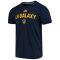 Adidas Men LA Galaxy Short Sleeve T-Shirt - Navy product image 1, provided for visual reference and product detail review