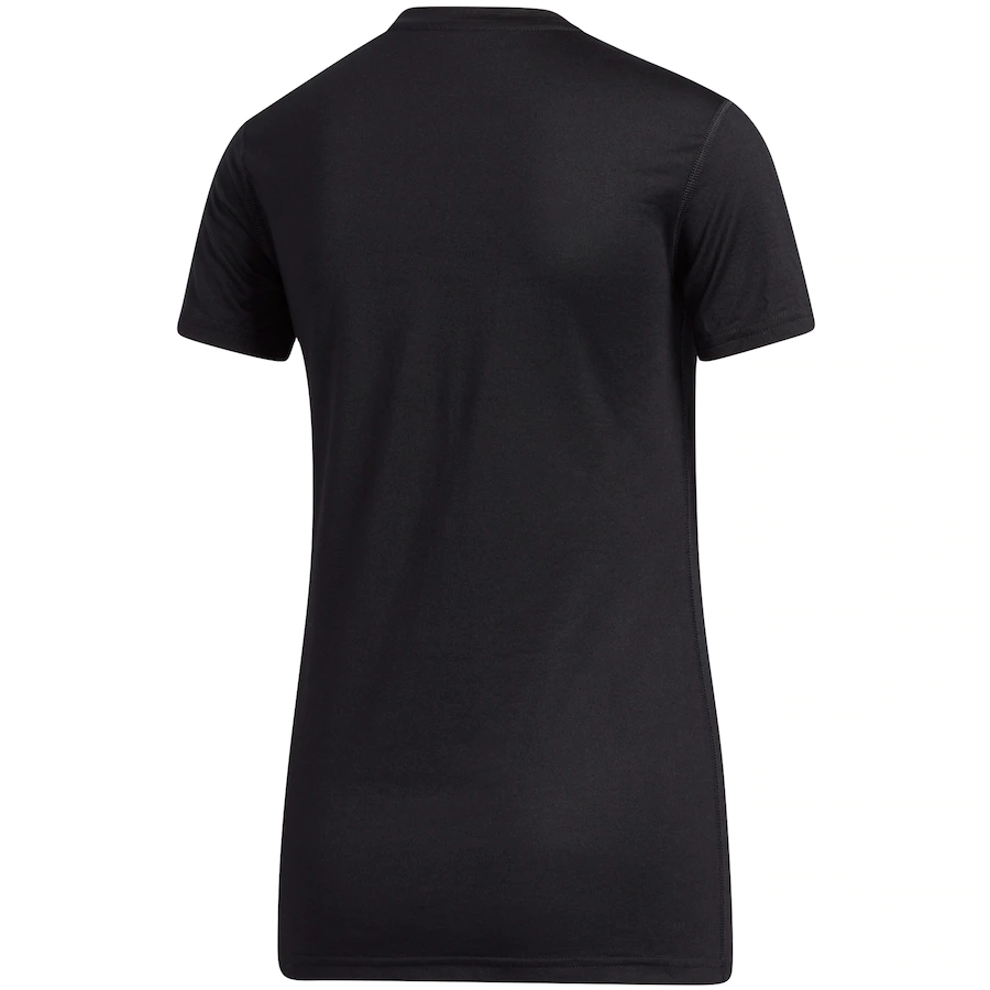Adidas Women Mexico National Team Crest Amplifier T-Shirt-Black/Pink product image 2, provided for visual reference and