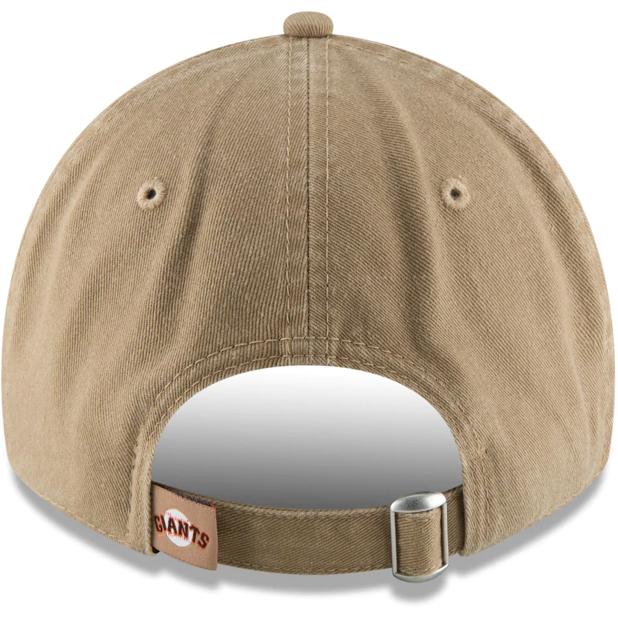 San Francisco Giants New Era Core Classic 2.0 9TWENTY Adjustable Hat - Khaki product image 4, provided for visual reference