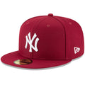 New York Yankees Basic 59Fifty-Cardinal product image 1, provided for visual reference and product detail review