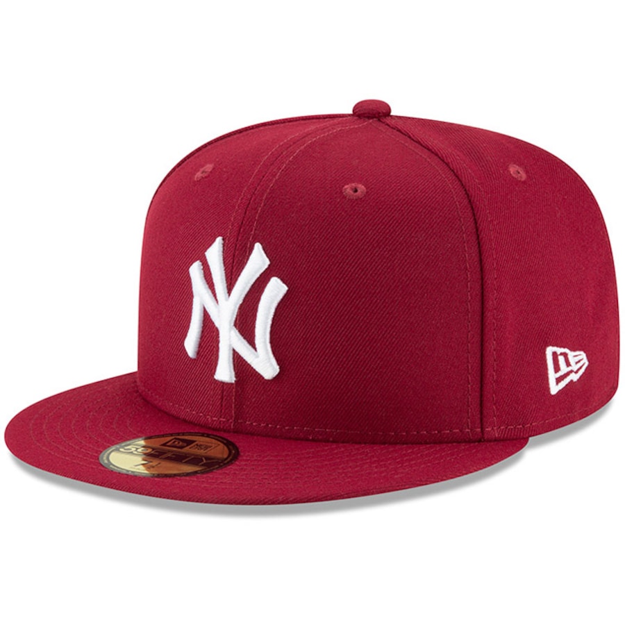 New York Yankees Basic 59Fifty-Cardinal product image 1, provided for visual reference and product detail review