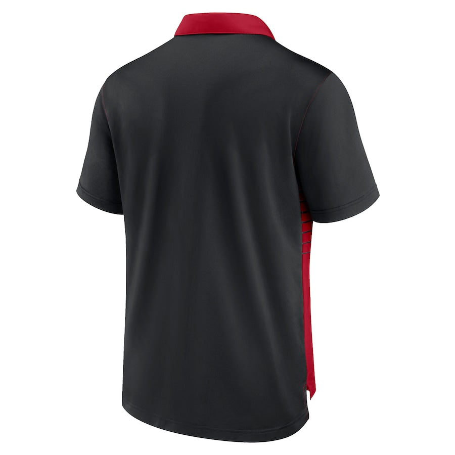 Nike San Francisco 49ers Fashion Performance Polo - Black/Scarlet product image 2, provided for visual reference and product