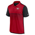 Nike San Francisco 49ers Fashion Performance Polo - Black/Scarlet product image 1, provided for visual reference and product