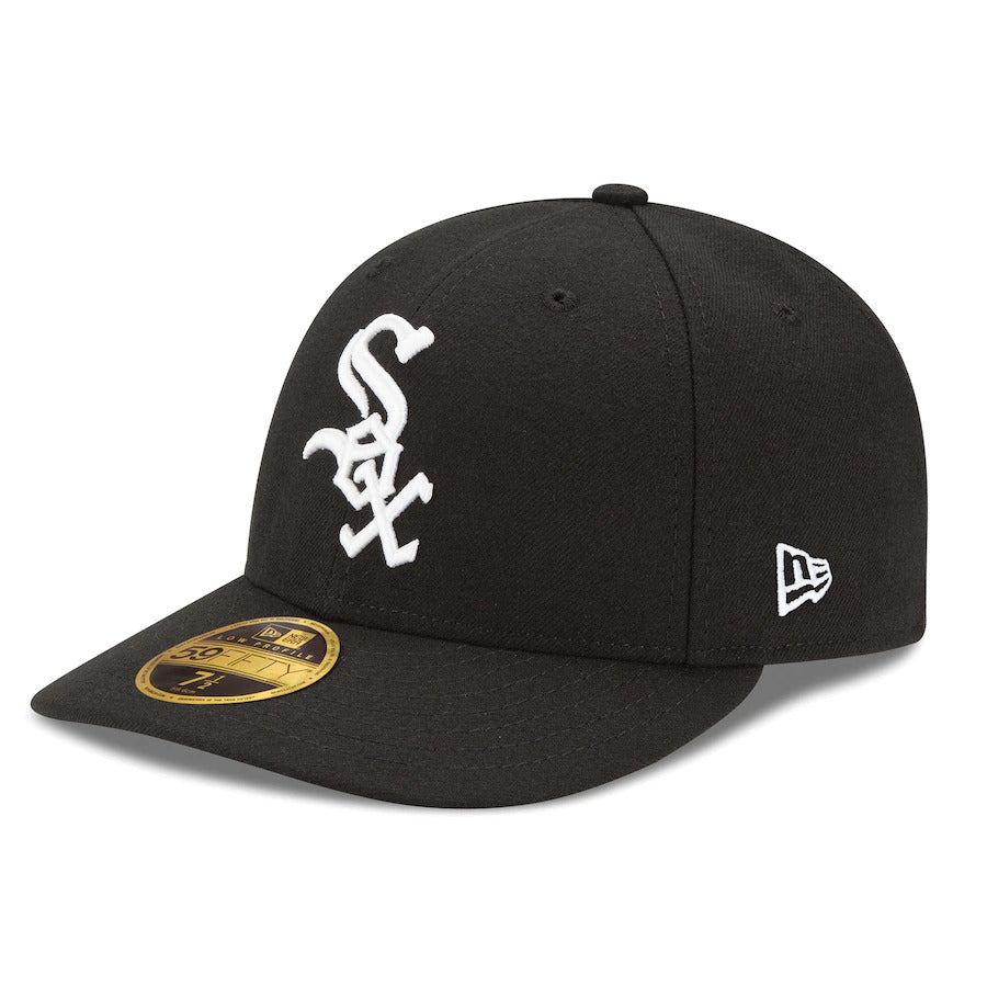 Chicago White Sox Authentic Collection Low Profile 59Fifty- Black product image 1, provided for visual reference and product