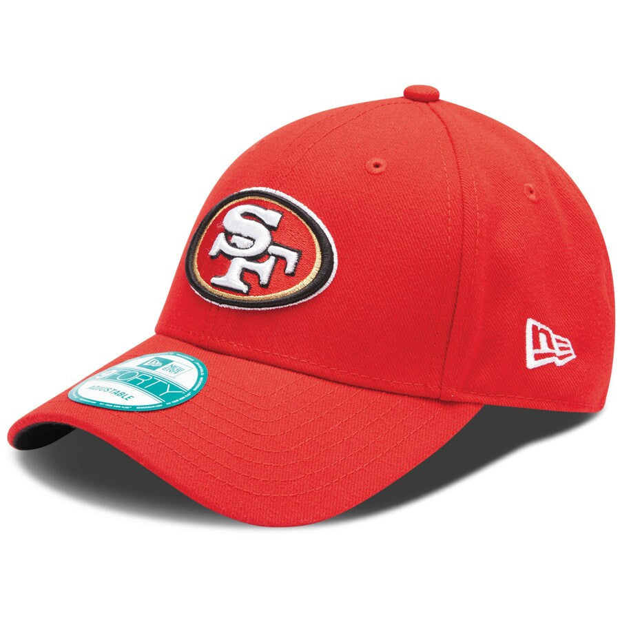 New Era Youth San Francisco 49ers League 9FORTY Adjustable Hat - Scarlet product image 1, provided for visual reference and