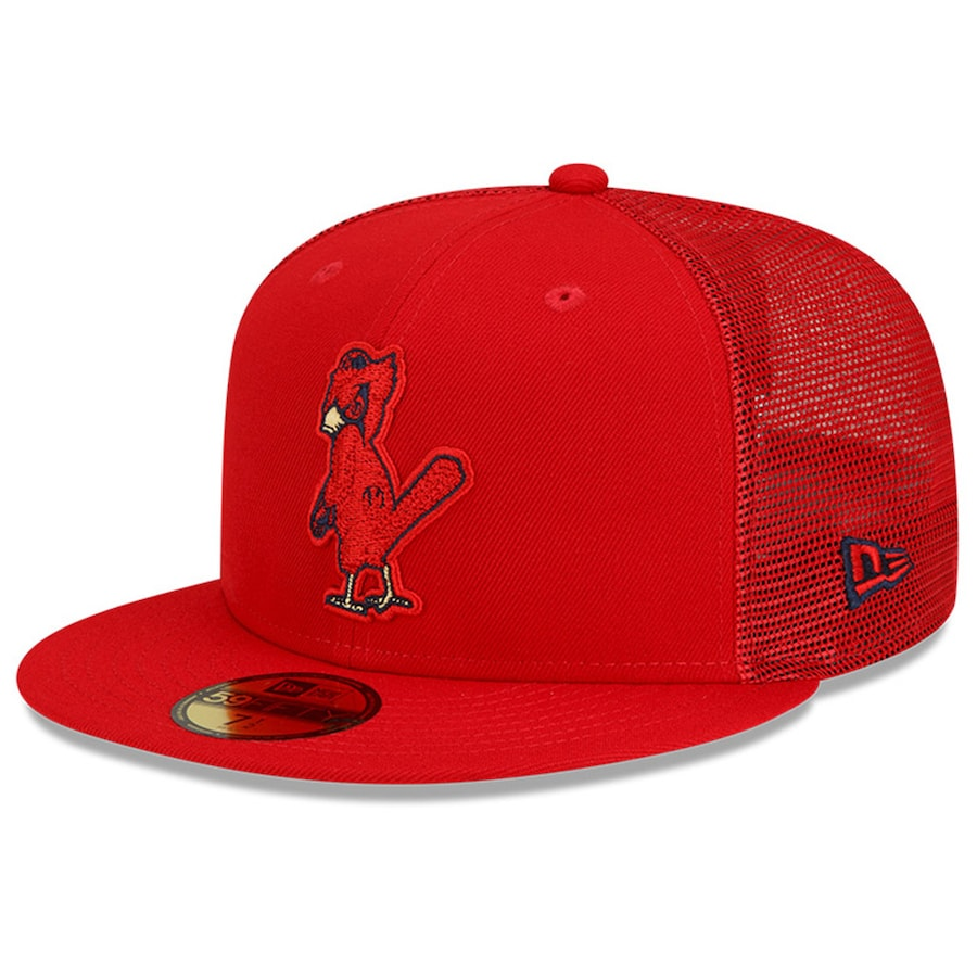 St. Louis Cardinals New Era 2022 Batting Practice 59FIFTY Fitted Hat - Red product image 1, provided for visual reference