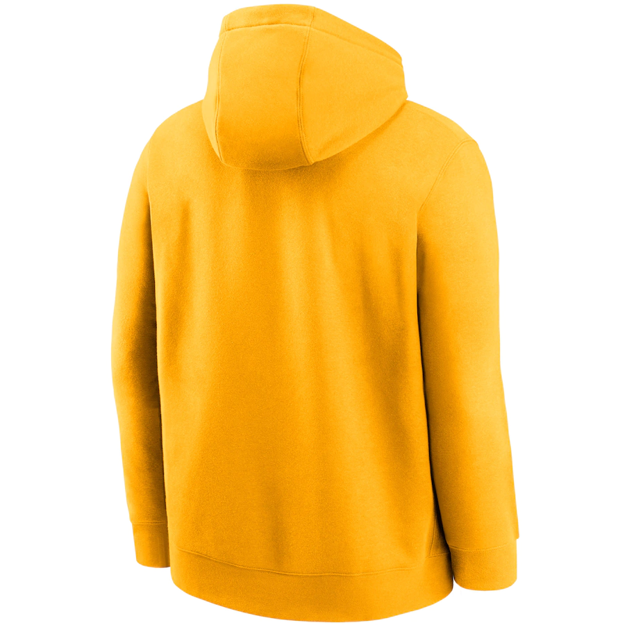 Nike Oakland Athletics Cooperstown Mashup Logo Club Pullover Hoodie - Gold product image 2, provided for visual reference