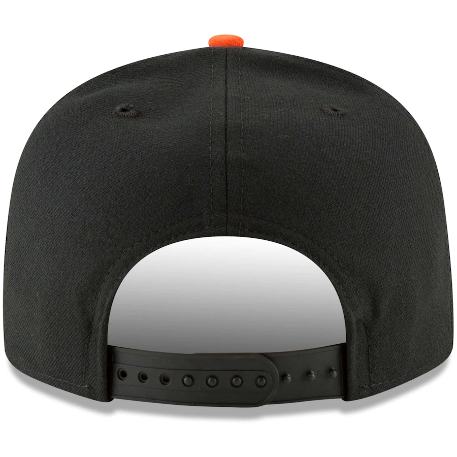 New Era Baltimore Orioles Team Color 9FIFTY Snapback Hat - White/Orange product image 4, provided for visual reference and