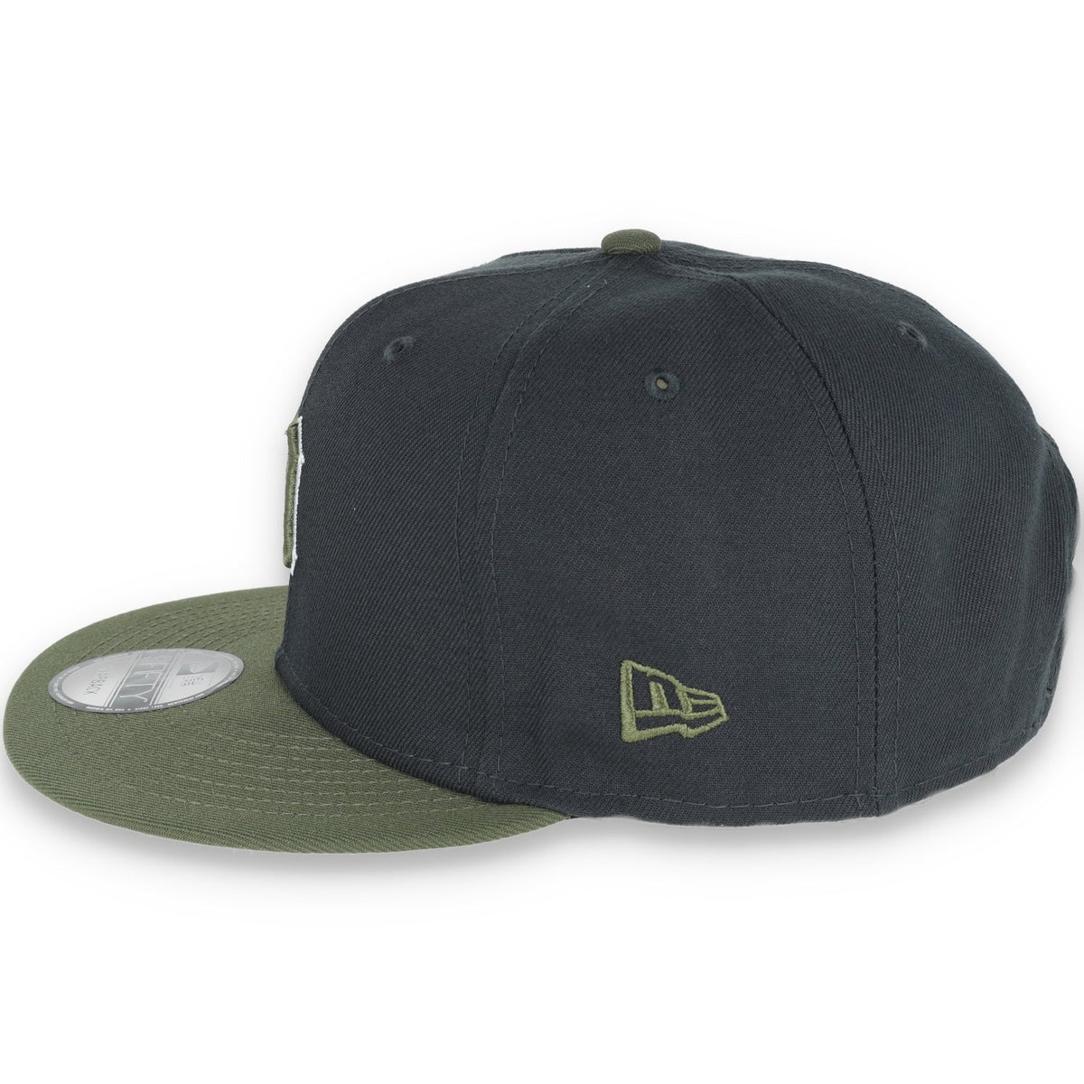 New Era Detroit Tigers 2-Tone Color Pack 9FIFTY Snapback Hat- Grey/Olive product image 4, provided for visual reference and