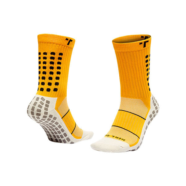 TruSox 3.0 Mid-Calf Cushion Crew Sock-YELLOW product image 1, provided for visual reference and product detail review