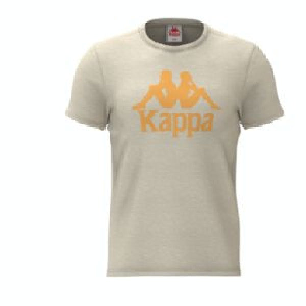 Kappa AUTHENTIC ESTESSI T-SHIRT-BEIGE/ECRU/ORANGE product image 1, provided for visual reference and product detail review