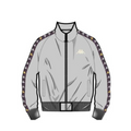 Kappa 222 Banda Dullo Track Jacket-Grey-Violet Bloom-Yellow product image 1, provided for visual reference and product