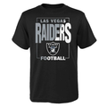 Las Vegas Raiders Youth Coin Toss T-Shirt - Black product image 1, provided for visual reference and product detail review