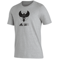 ADIDAS Men LAFC Grey Icon T-Shirt product image 1, provided for visual reference and product detail review